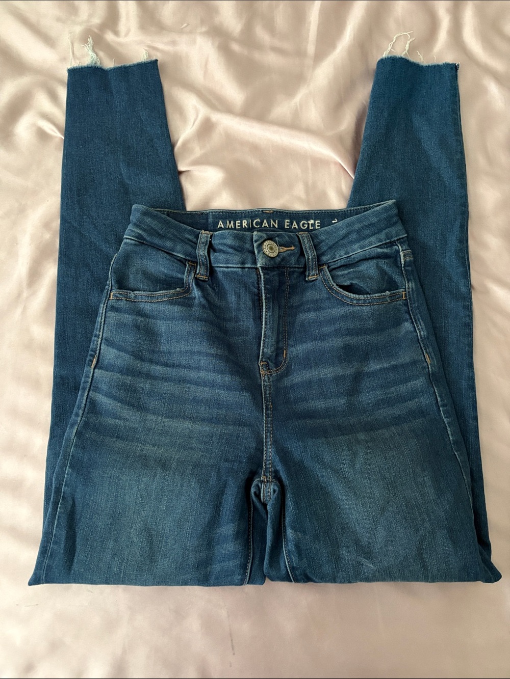 American Eagle Outfitters Dark Blue Skinny Jeans